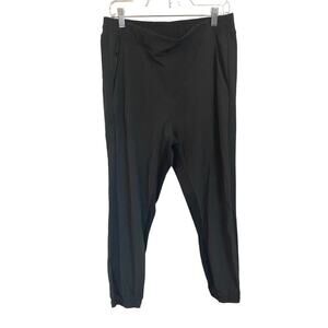 Athleta Black Texture Brooklyn Joggers size 12